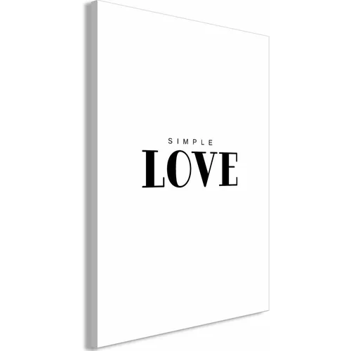  Slika - Simple Love (1 Part) Vertical 40x60