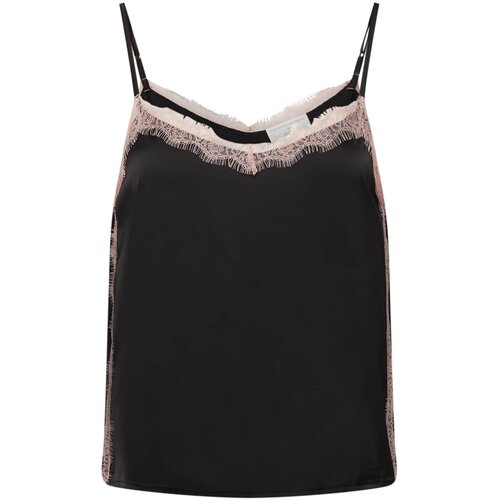 Guido Maria Kretschmer Curvy Collection Top &amp;#039;Georgia&amp;#039; ros&amp;eacute; / črna Slike