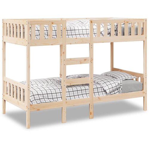 vidaXL Krevet na kat 75 x 190 cm od masivne borovine Cene