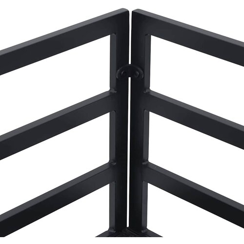  Sjedeća garnitura za vrt s jastukom 13 pcs Crna Aluminij Slike