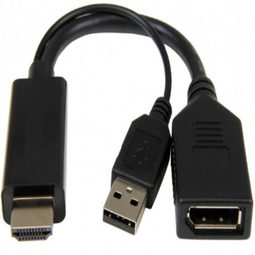 Gembird hdmim dpf 01 active 4K hdmi to displayport adapter, black