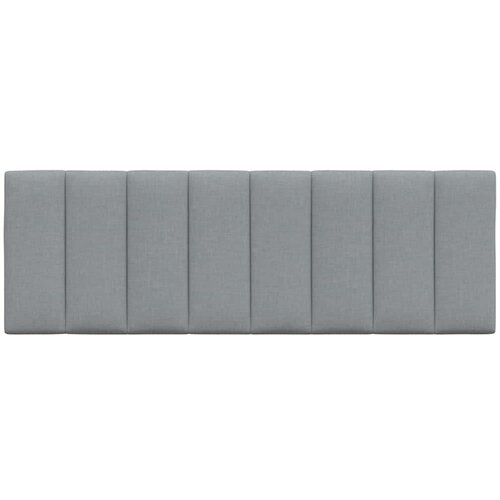vidaXL Vzglavna stranica svetlo siva 140 cm blago Cene