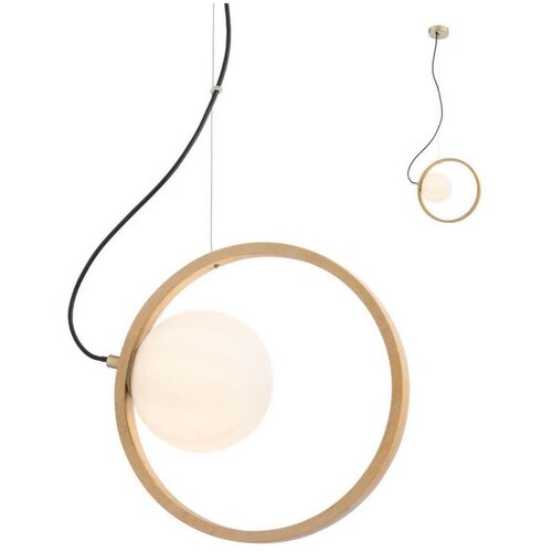  Redo 01-2319 - Luster na sajli KLEIDI 1xE14/28W/230V prečnik 27 cm braon Cene