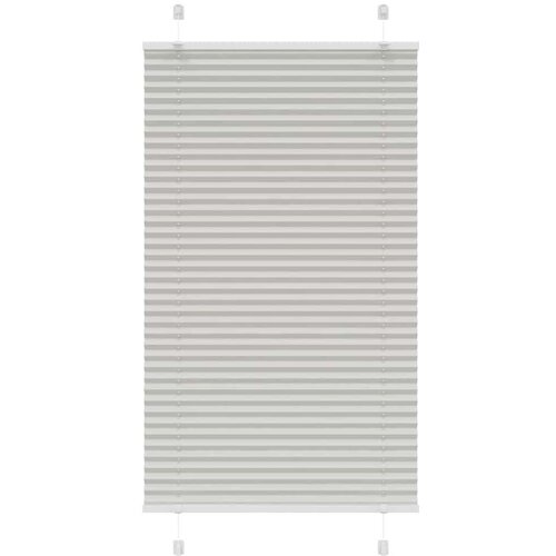 VidaXL Plisirana žaluzija svetlo siva 80x150 cm &amp;Scaron;irina tkanine 79,4 cm Slike
