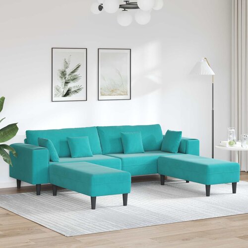vidaXL 3 pcs Tirkizna 250 x 188 x 76 cm Bar&scaron;un Cijene