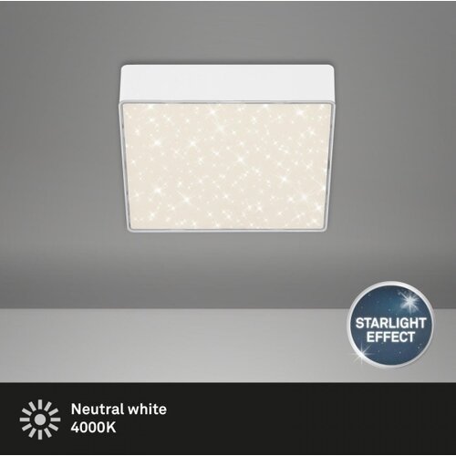 BRILONER 7076-416 - led plafonsko svetlo star sky LED/11W/230V 15x15 cm belo Slike