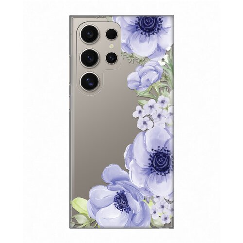  torbica silikonska print skin za samsung S928B galaxy S24 ultra blue roses Cene