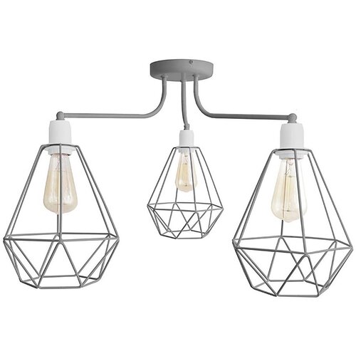  Luster KARO 3xE27/15W/230V siva Cene