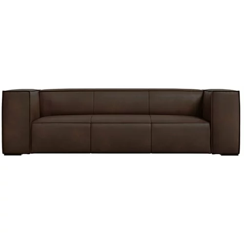 Windsor & Co Sofas Tamno smeđa kožna sofa 227 cm Madame -