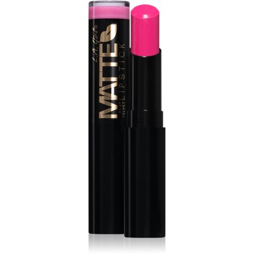 L.A. Girl Cosmetics Matte Flat Velvet bar&amp;scaron;unasti ruž za usne s mat efektom nijansa 816 Electric 3 g Slike