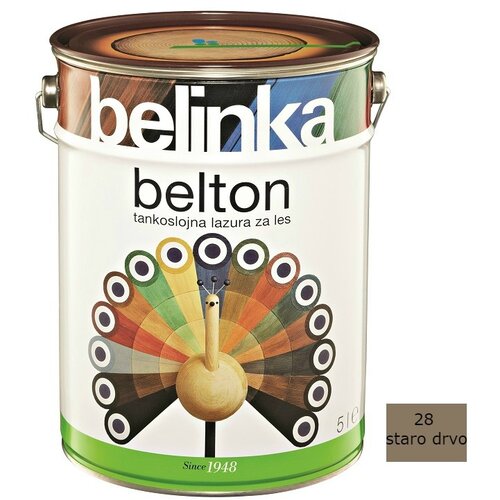 Belinka Tankoslojna lazura za les Belton (stari les, 5 l) Slike