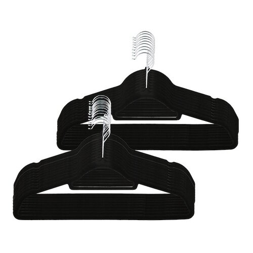 springos Stojala za oblačila, Black Premium Velvet Set, 20 pak., (21635219) Cene