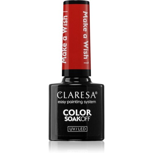 Claresa SoakOff UV/LED Color Make a Wish gel lak za nohte odtenek 1 5 g Cene