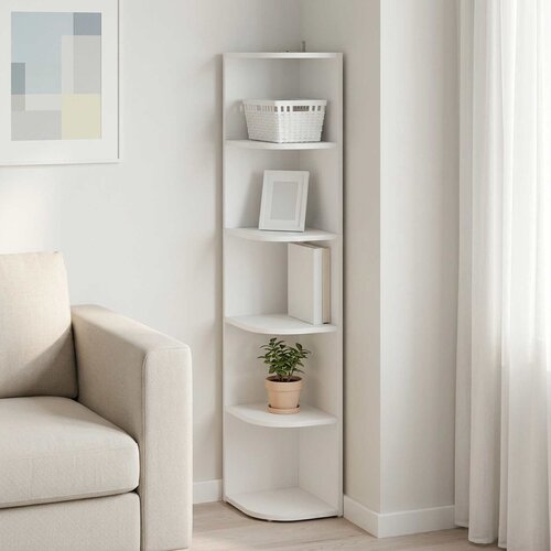  Kutna polica 5 razina 25 x 31 x 131 cm Konstruirano drvo Cijene