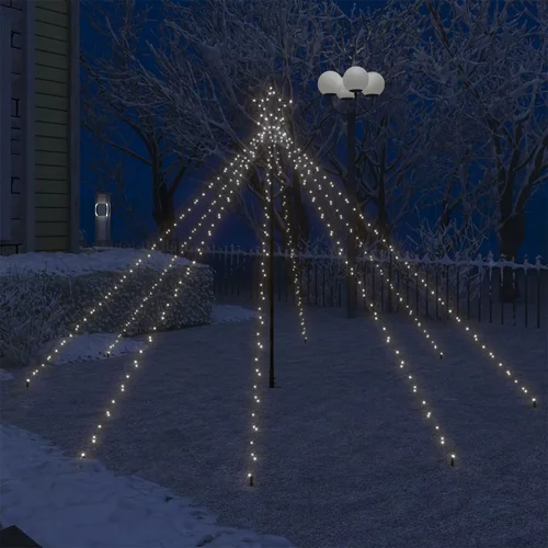  Božićno drvce s padajućim LED svjetlima 400 LED žarulja 2,5 m