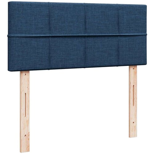 vidaXL Krevet s oprugama i madracem plavi 120 x 190 cm od tkanine Cijene