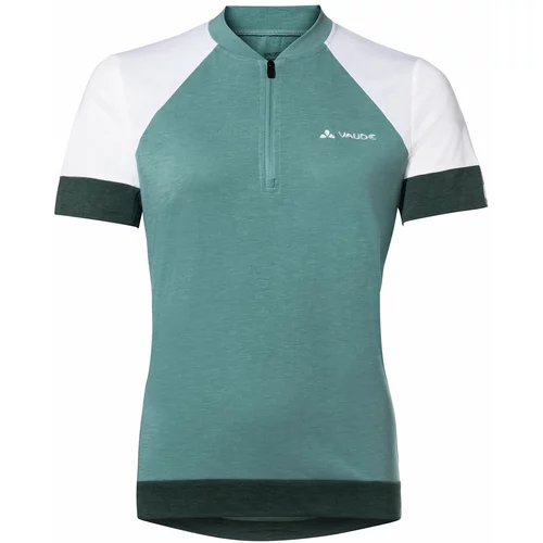 VAUDE Women's cycling jersey Altissimo Q-Zip Shirt Dusty moss 40