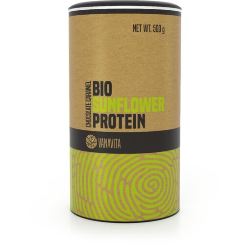 VanaVita BIO Suncokretov protein 500 g čokolada - karamela Slike