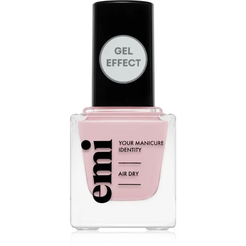 Emi E.MiLac Gel Effect Ultra Strong lak za nokte s gel efektom bez upotrebe UV/LED lampe nijansa Misty Pink #002 9 ml