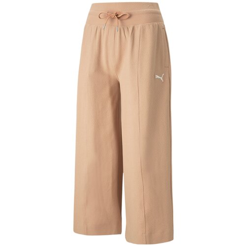 Puma HER STAIGHT PANTS Ženska trenirka, donji dio, crna, veličina Slike