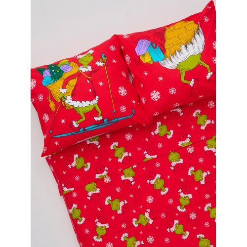 Sinsay Komplet pamučne posteljine s božićnim uzorkom Grinch Slike