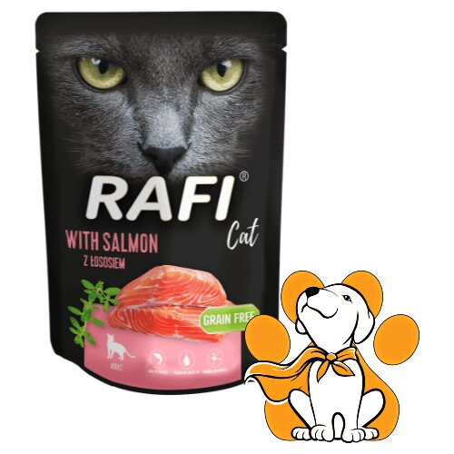 Rafi Cat Grain Free Salmon 300g, Vlažna Hrana Sa Lososom Za Zdravu Kožu Cene