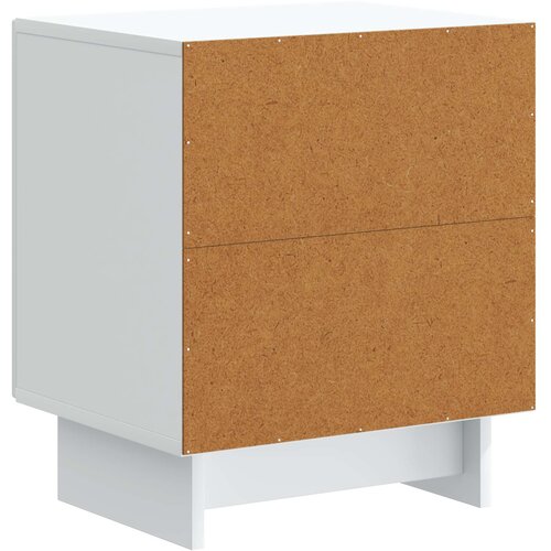  Noćni ormar Bijela 43 x 34,5 x 50 cm Konstruirano drvo Slike