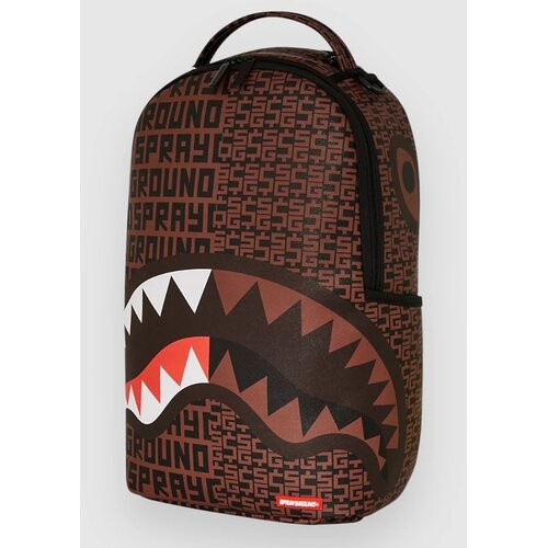 Sprayground Money Split DLX Nahrbtnik brown / black / white / red Cene