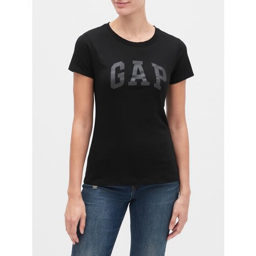 GAP Black women&amp;#039;s t-shirt Logo Slike