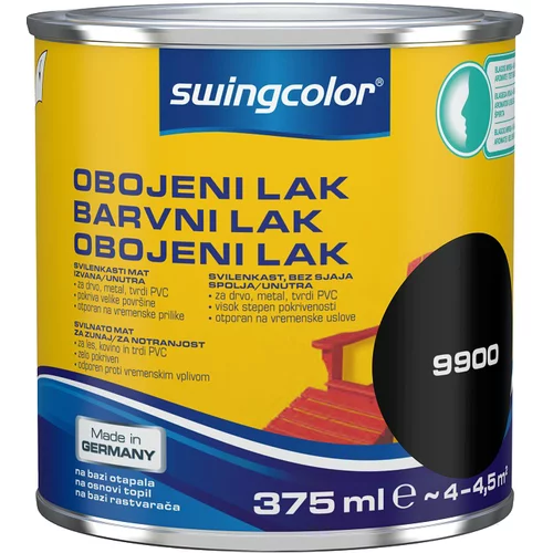 SWINGCOLOR Barvni lak (barva: črna; 375 ml)