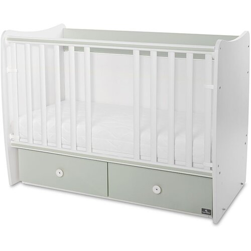 Lorelli MATRIX Modularni krevetić 4in1 s Mehanizmom White/Milky Green 120x60 cm Cijene