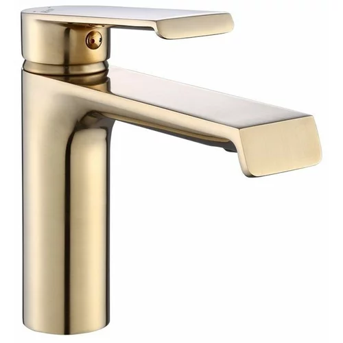 REA Bath HASS mešalnik za umivalnik Zlati brušeni nizki