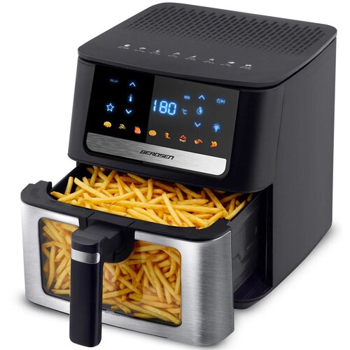  Friteza na vrući zrak 6,5l Berdsen 1700W BD-655 crna Slike
