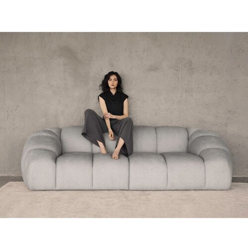Micadoni Home Svetlo zelena žametna sedežna garnitura 254 cm Diana &amp;ndash; Slike