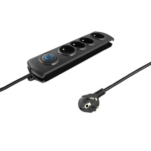 Qoltec 50104 surge protector 4 AC outlet(s) 230 V 1.5 m Black Cijene