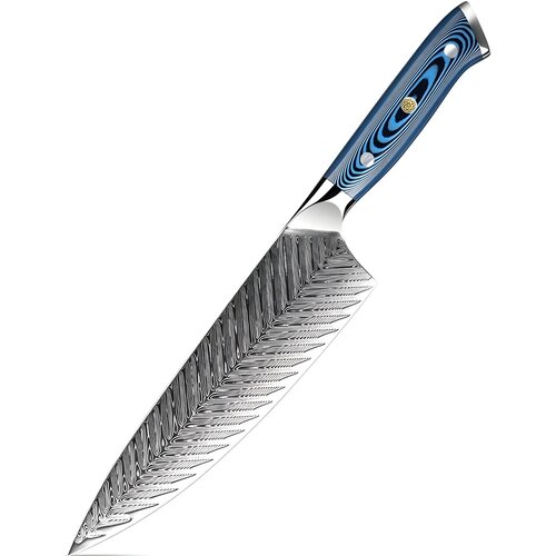 IZMAEL Damaskast kuhinjski nož TU-37509 - Chef / Modra Cene