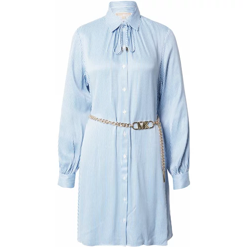 Michael Kors Košulja haljina nebesko plava / bijela