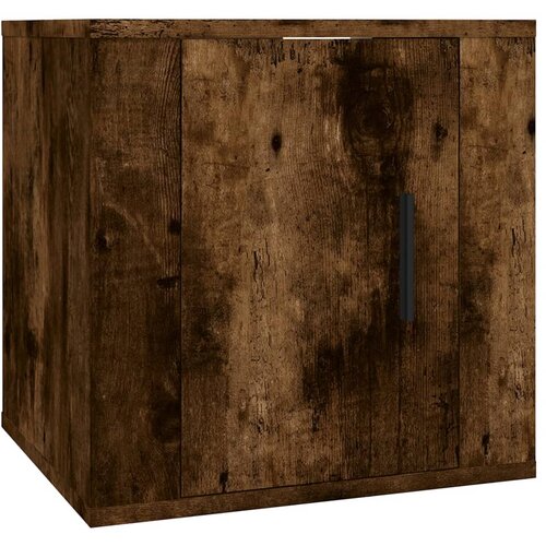 Maison Chic Stenska TV omarica - TV stojalo - Televizijska omarica dimljen hrast 40x34,5x40 cm, (21701850) Cene
