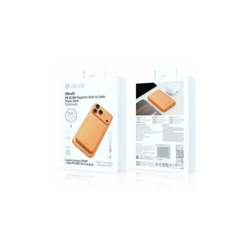 DEVIA Powerbank Ultra12 PD22,5W 10000mAh orange Cene
