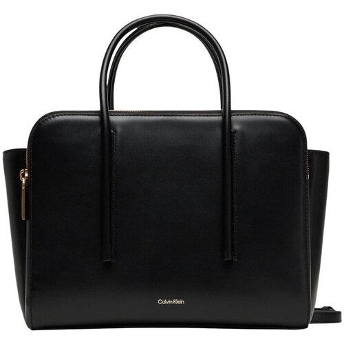 Calvin Klein Jeans Ročne torbice Carryall Mini Leather Tote Bag LV04F3034G Črna Cene