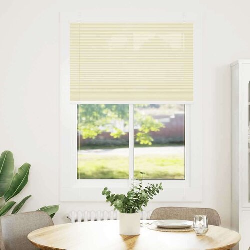 VidaXL Plisirana roleta krem 90x150 cm &amp;scaron;irina tkanine 89,4 cm Slike
