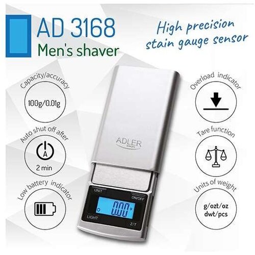Adler AD3168 precizna vaga Slike