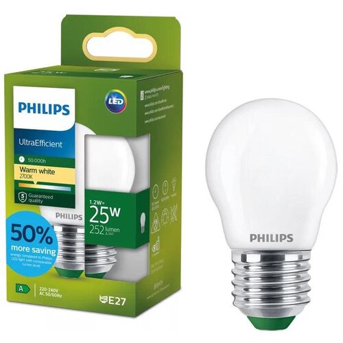 Philips led sijalica ultraefficient  P45 E27/1,2W/230V 2700K Cene