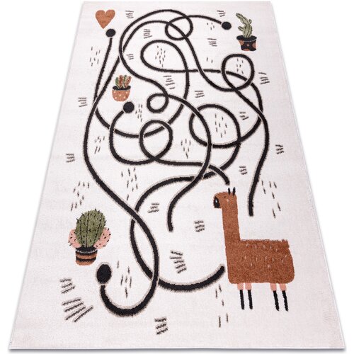 RugsX Preproge Preproga FUN Game za otroke, igra, lama 140x190 cm Bež Cene