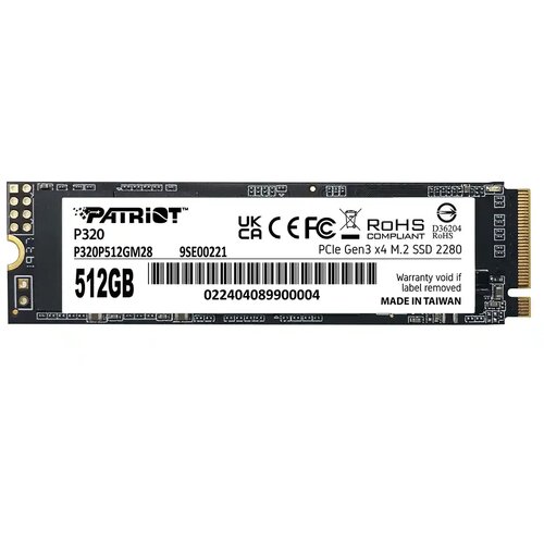Patriot ssd M.2 nvme 512GB P320 3000MBs/2200MBs P320P512GM28 Cene