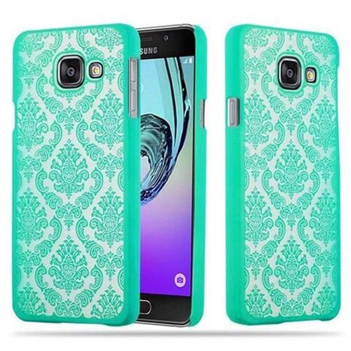 Cadorabo Primer združljiv s Samsungom v zelenem - trdi za&amp;scaron;čitni pokrov v cvetnem oblikovanju paisley kana proti praskam in udarcem, (20567877) Slike