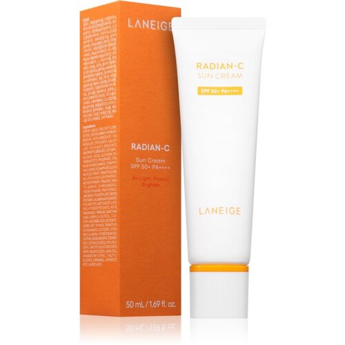 LANEIGE Radian-C Sun Cream SPF 50+ krema za sunčanje SPF 50+ 50 ml Slike