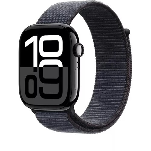Apple Watch Series 10 GPS 42mm Jet Black Aluminium Case with Ink Sport Loop&amp;quot; Slike