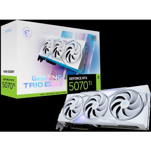 MSI Gaming GeForce RTX 5070 Ti 16GB GDDR7 PCI Express 5.0 Graphics Card RTX 5070 Ti 16G GAMING TRIO OC WHITE Cijene