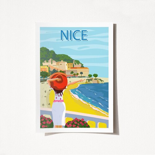 Wallity poster Nice-1996, 29,7x42 cm Cene